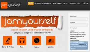 Jamyourself homepage