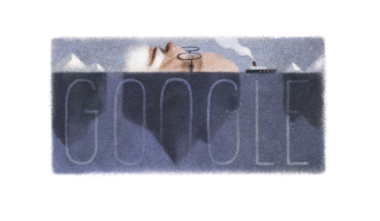 Il doodle di Google oggi per i 160 anni di Sigmund Freud