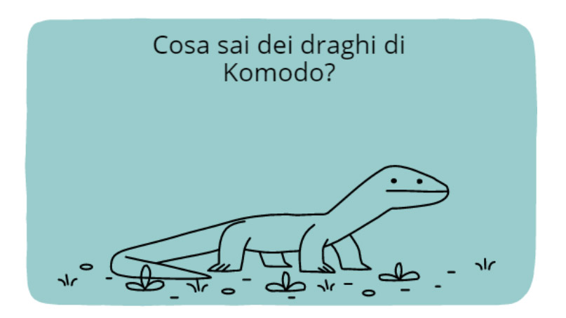 google doodle drago di komodo quiz