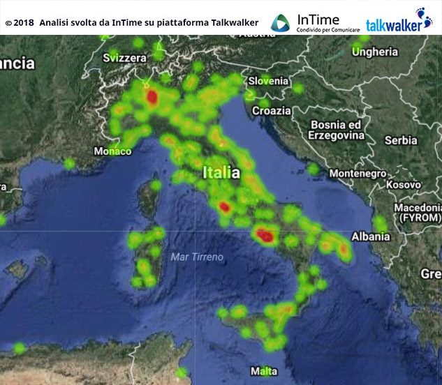 #cinemavoto mappa tweet