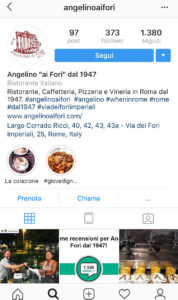 prenota ristorante instagram the fork