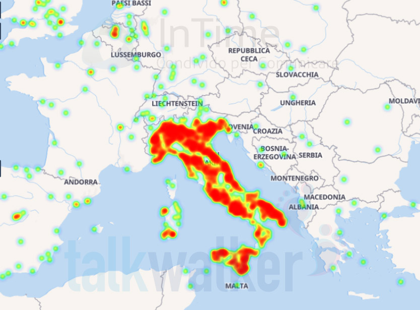 sanremo 2019 prima serata mappa