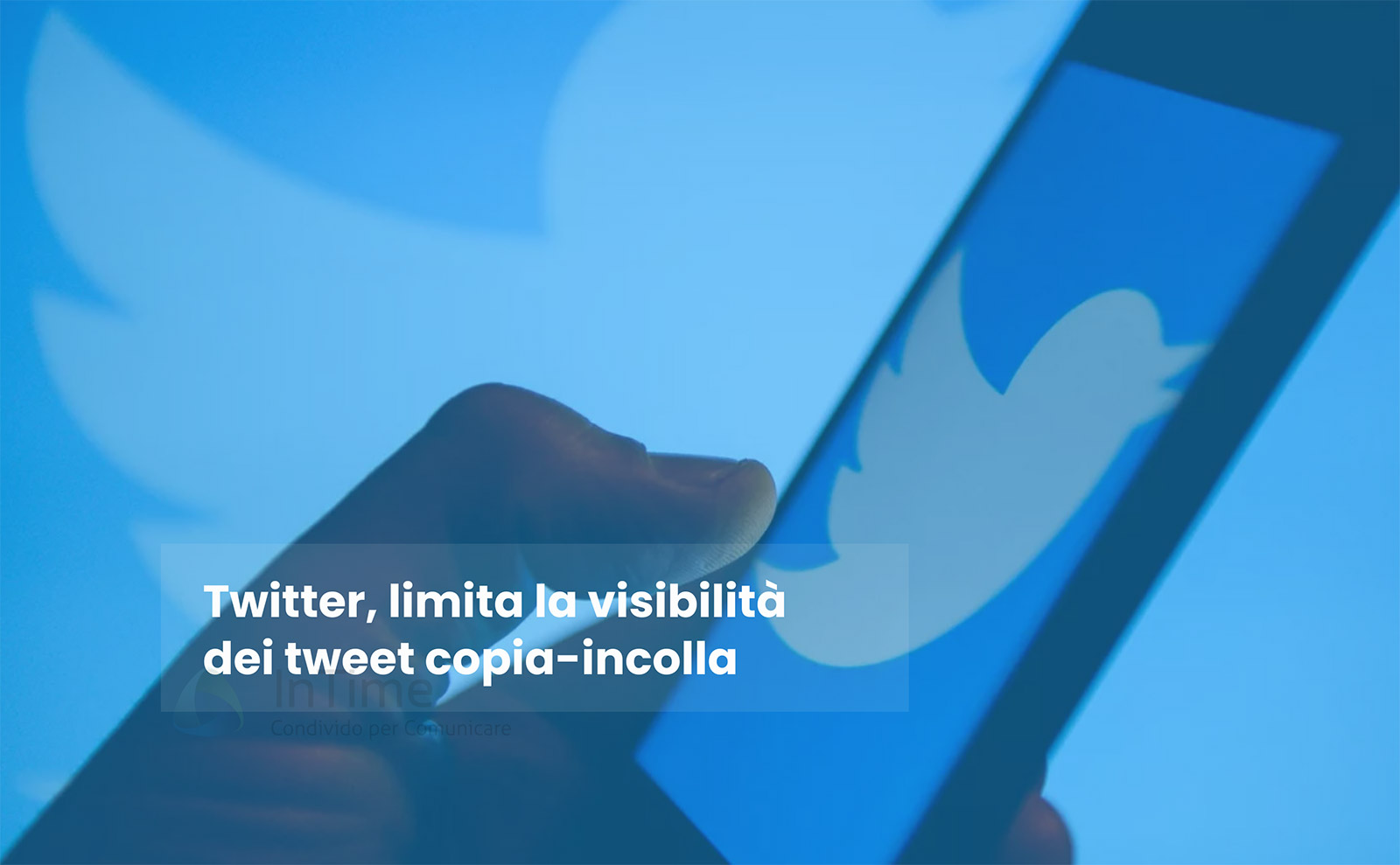 tweet copia incolla visibilità