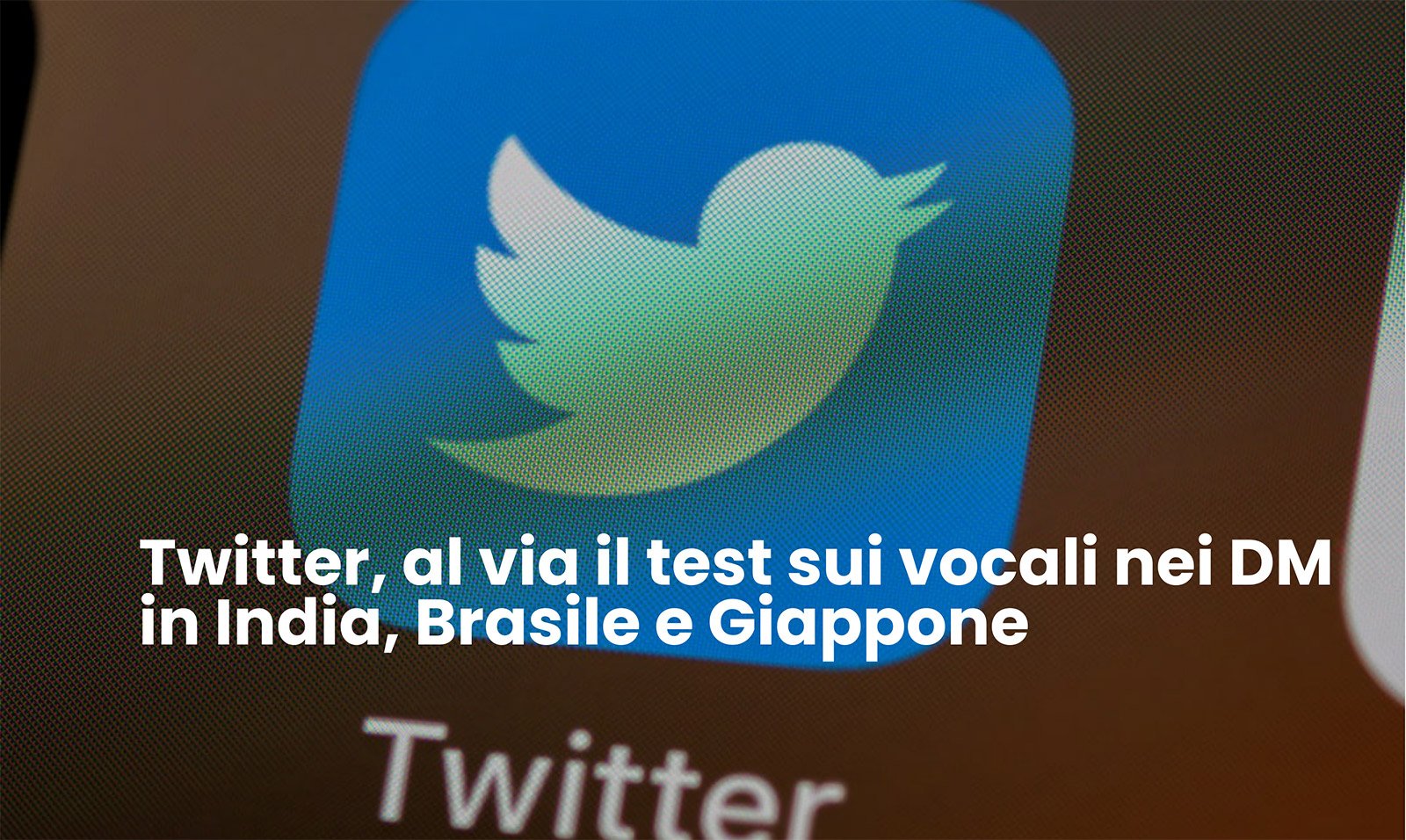 twitter test messaggi vocali DM