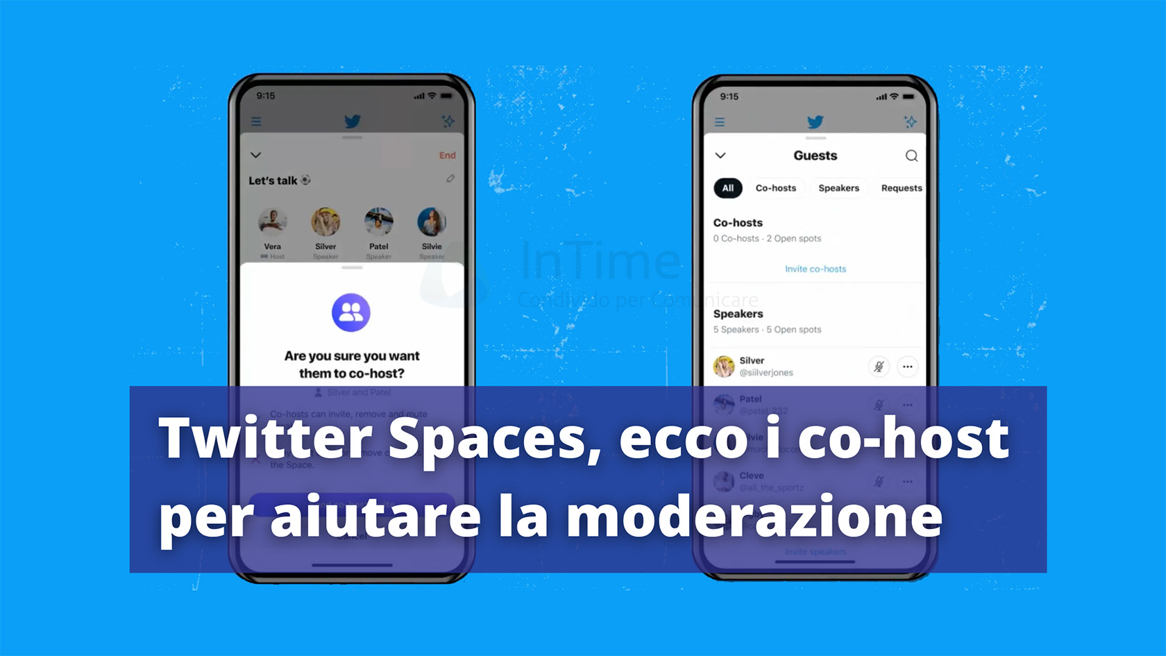 Twitter Spaces ecco co-host moderazione franzrusso.it