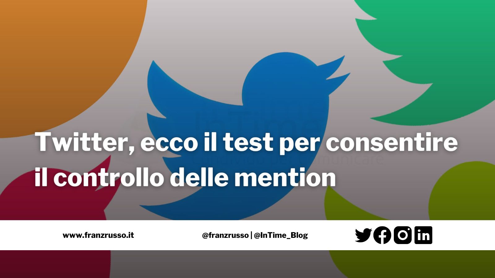 twitter controllo menzione