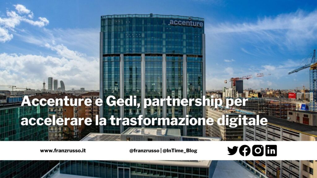 Accenture gedi accordo trasformazione digitale