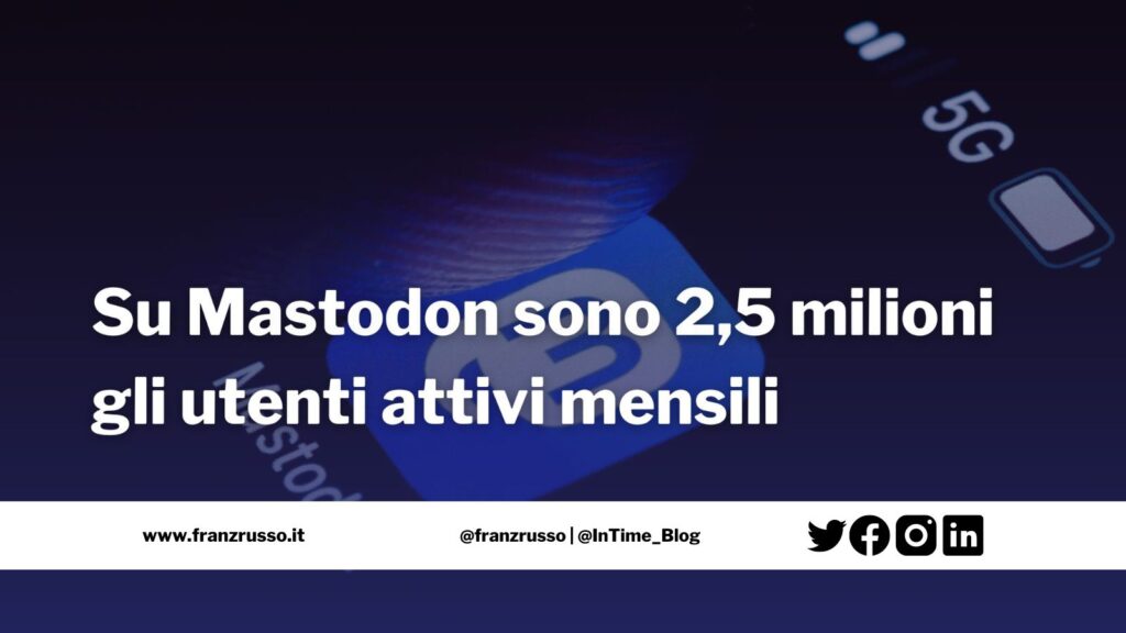 mastodon utenti 2022