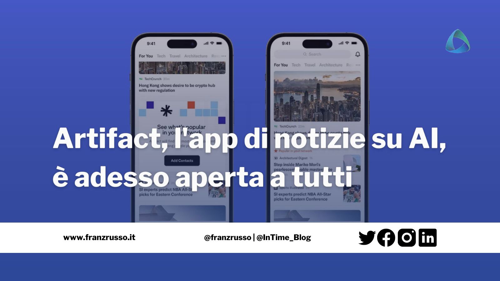 artifact app intelligenza artificiale franzrusso.it