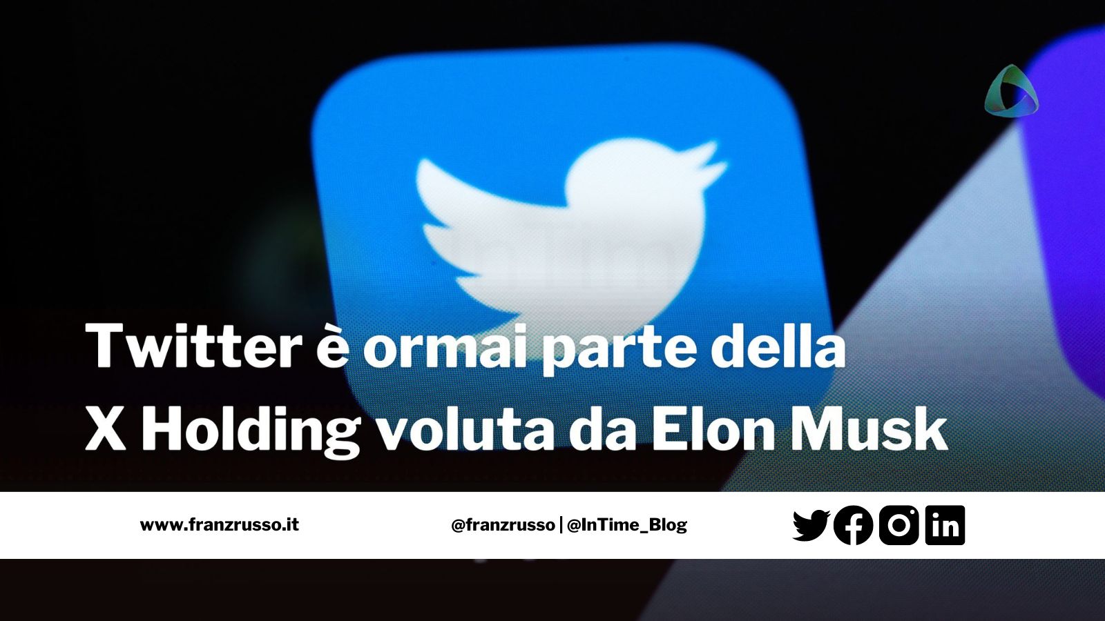 twitter inc parte X Holding franzrusso