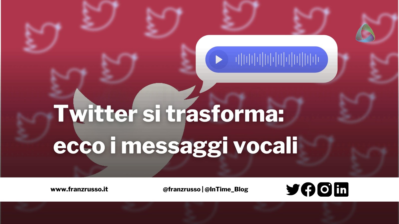 twitter messaggi audio 2023 franzrusso.it