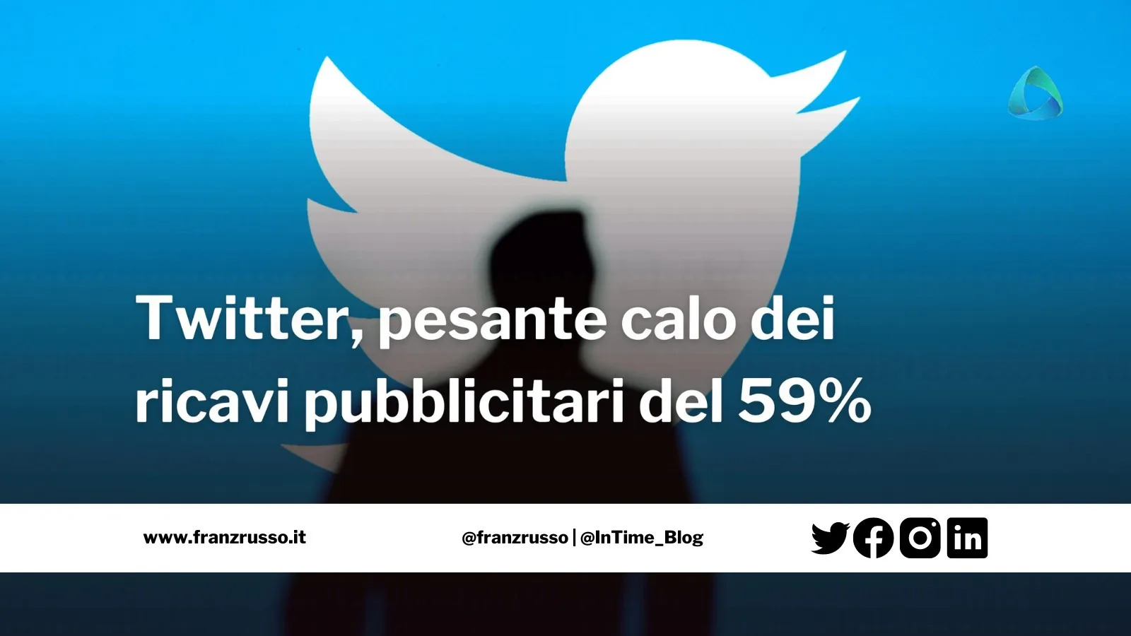 Twitter calo investitori pubblicitari 2023 franzrusso.it