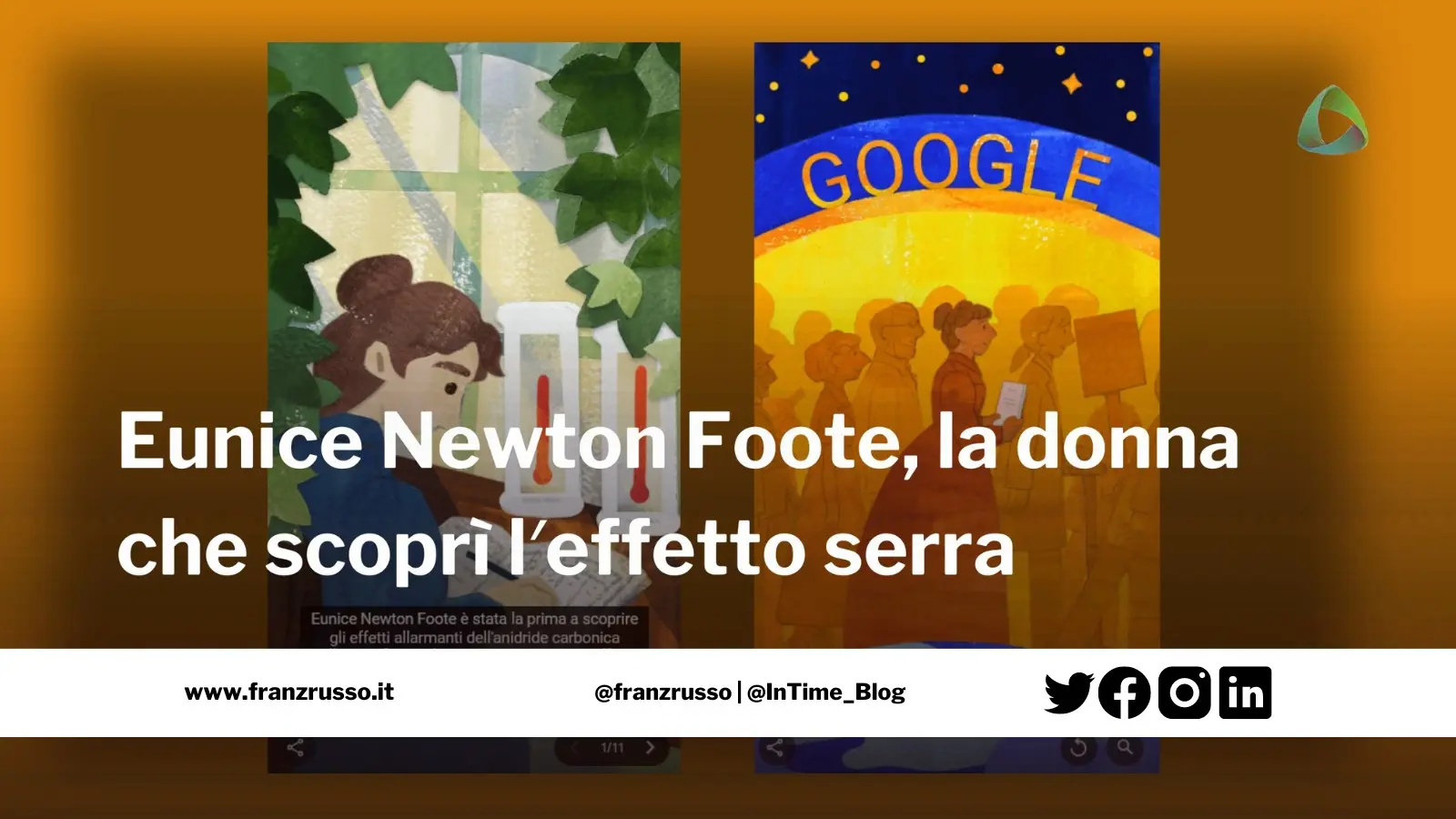 Eunice Newton Foote google doodle franzrusso.it