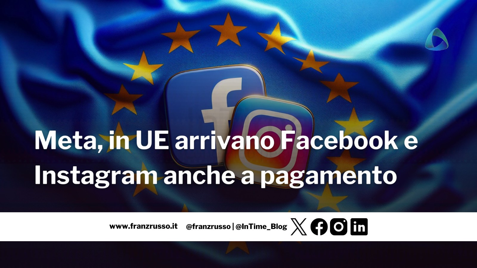 meta facebook instagram UE pagamento franzrusso