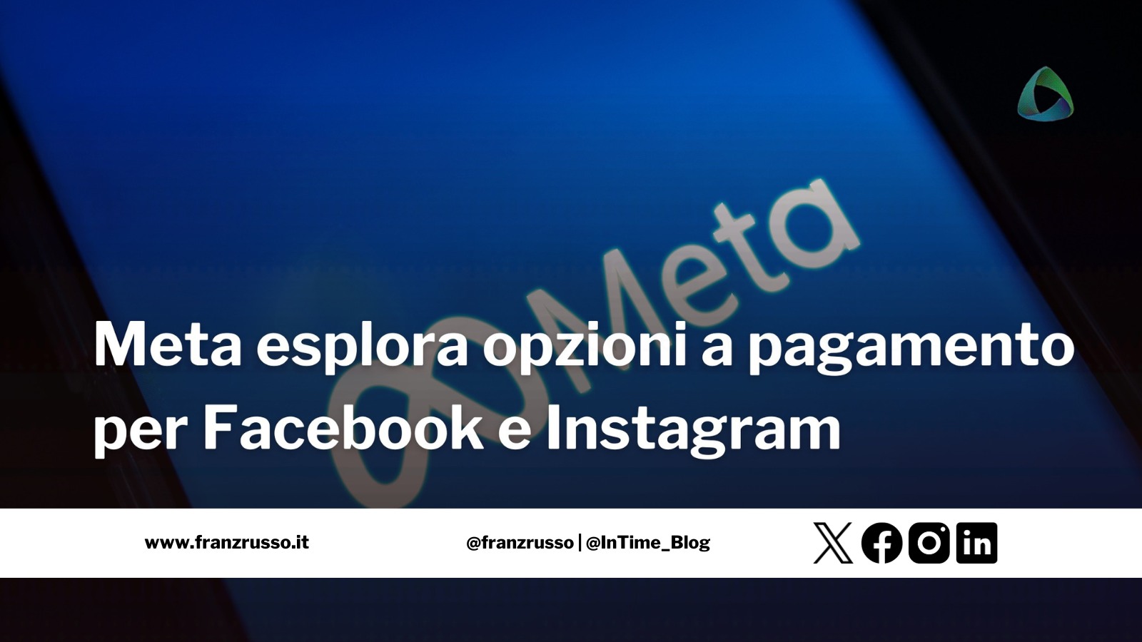 Meta esplora opzioni a pagamento per Facebook e Instagram