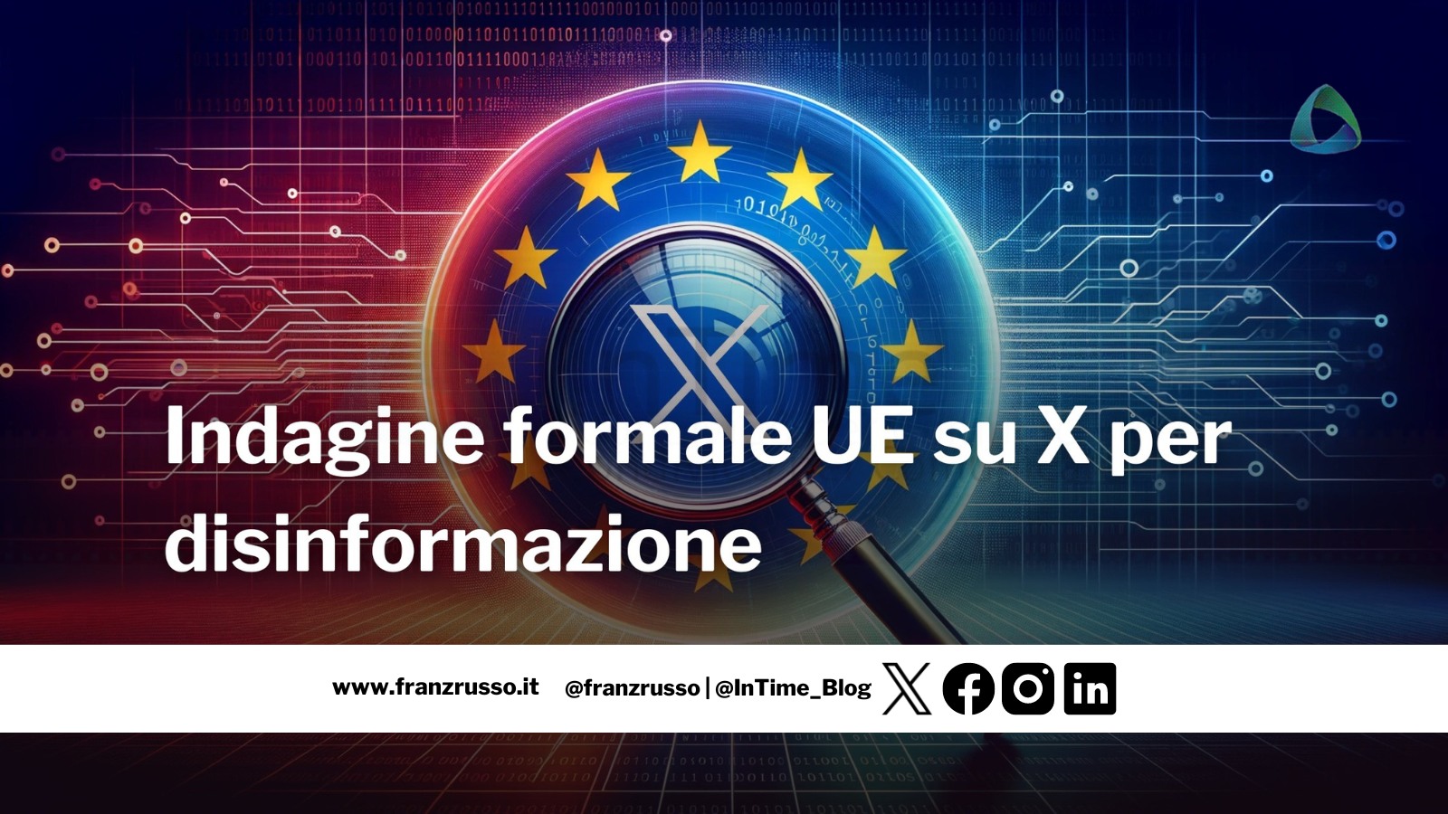 indagine ue X disinformazione franzrusso.it