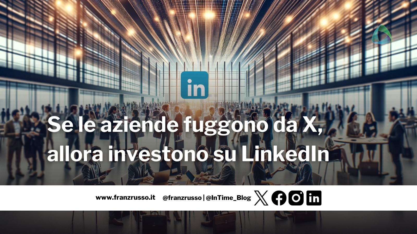 linkedin aziende pubblicità 2023 franzrusso