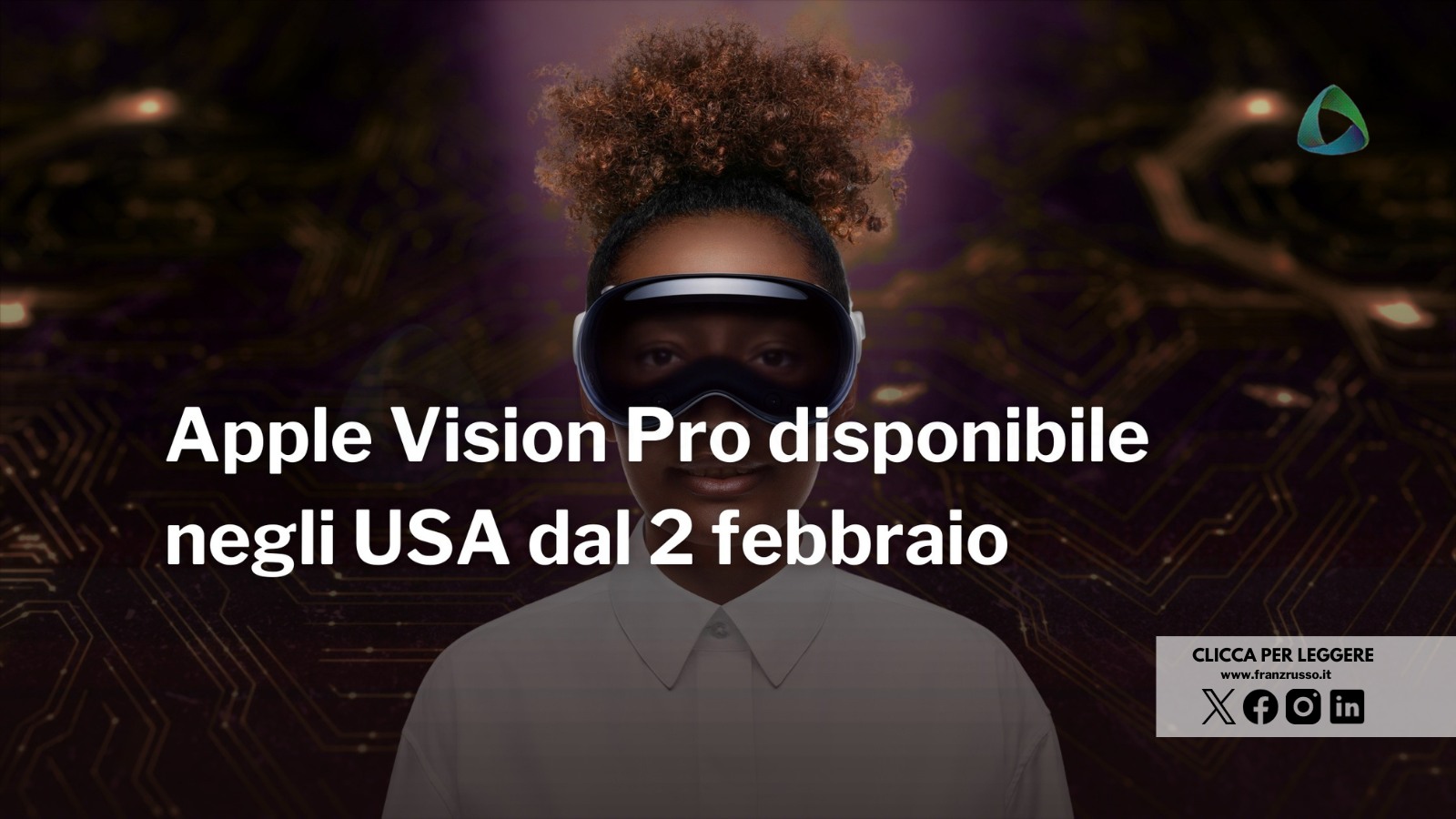 apple vision pro vendita Usa franzrusso.it