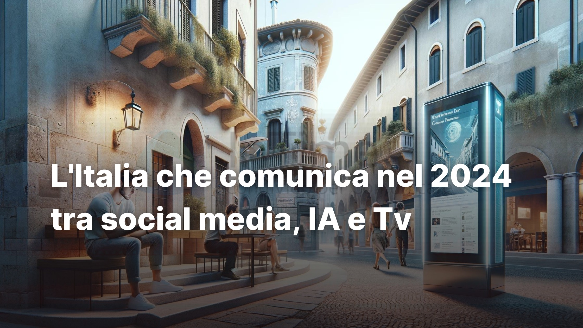 italia comunica digitale social media IA 2024 franzrusso