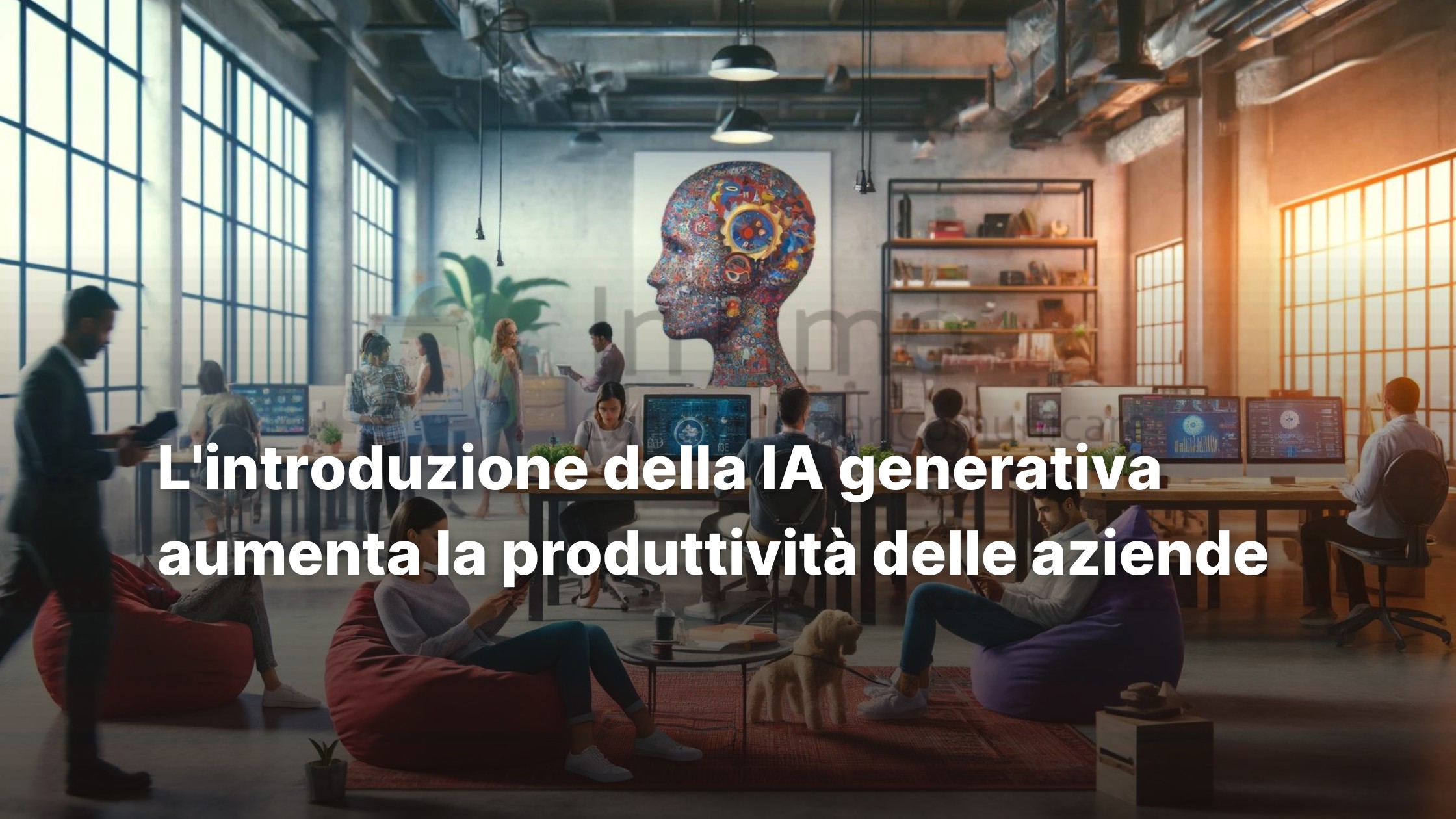 IA generativa produttività aziende deloitte franz russo