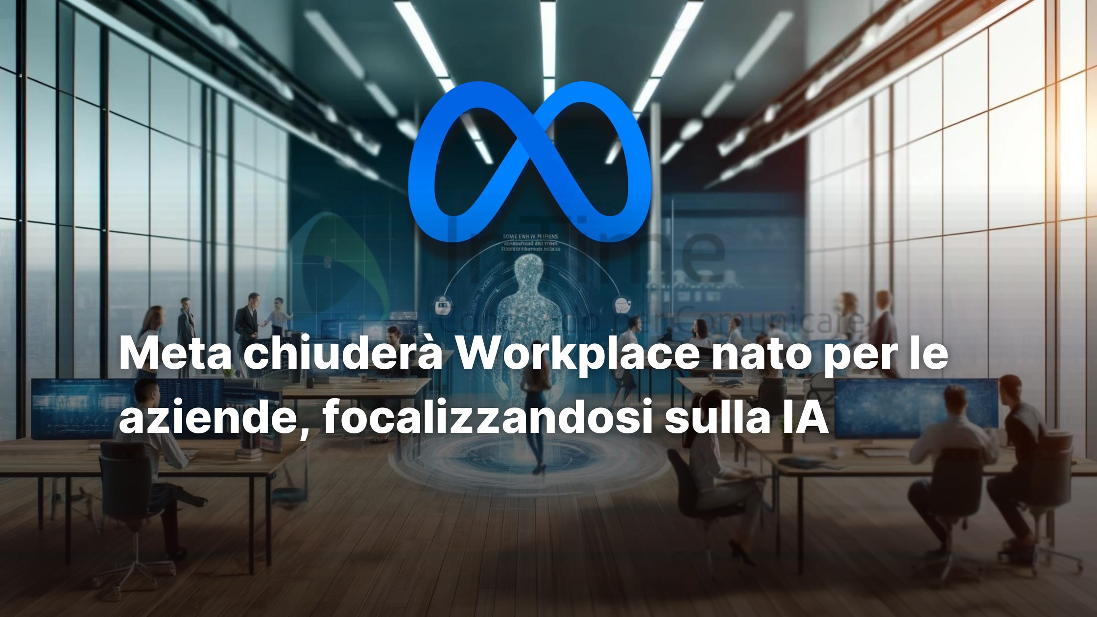 Meta chiude workplace investe in IA franz russo