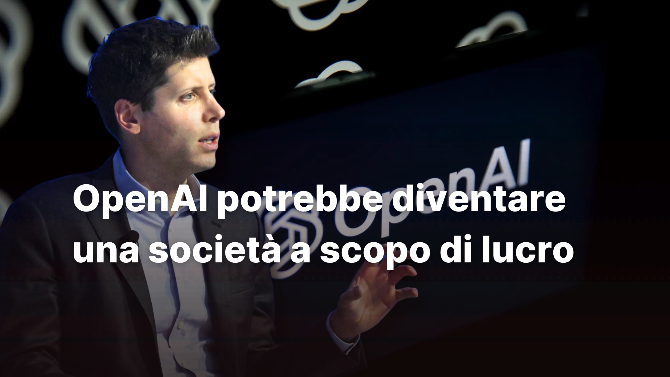 openai scopo di lucro sam altman franz russo