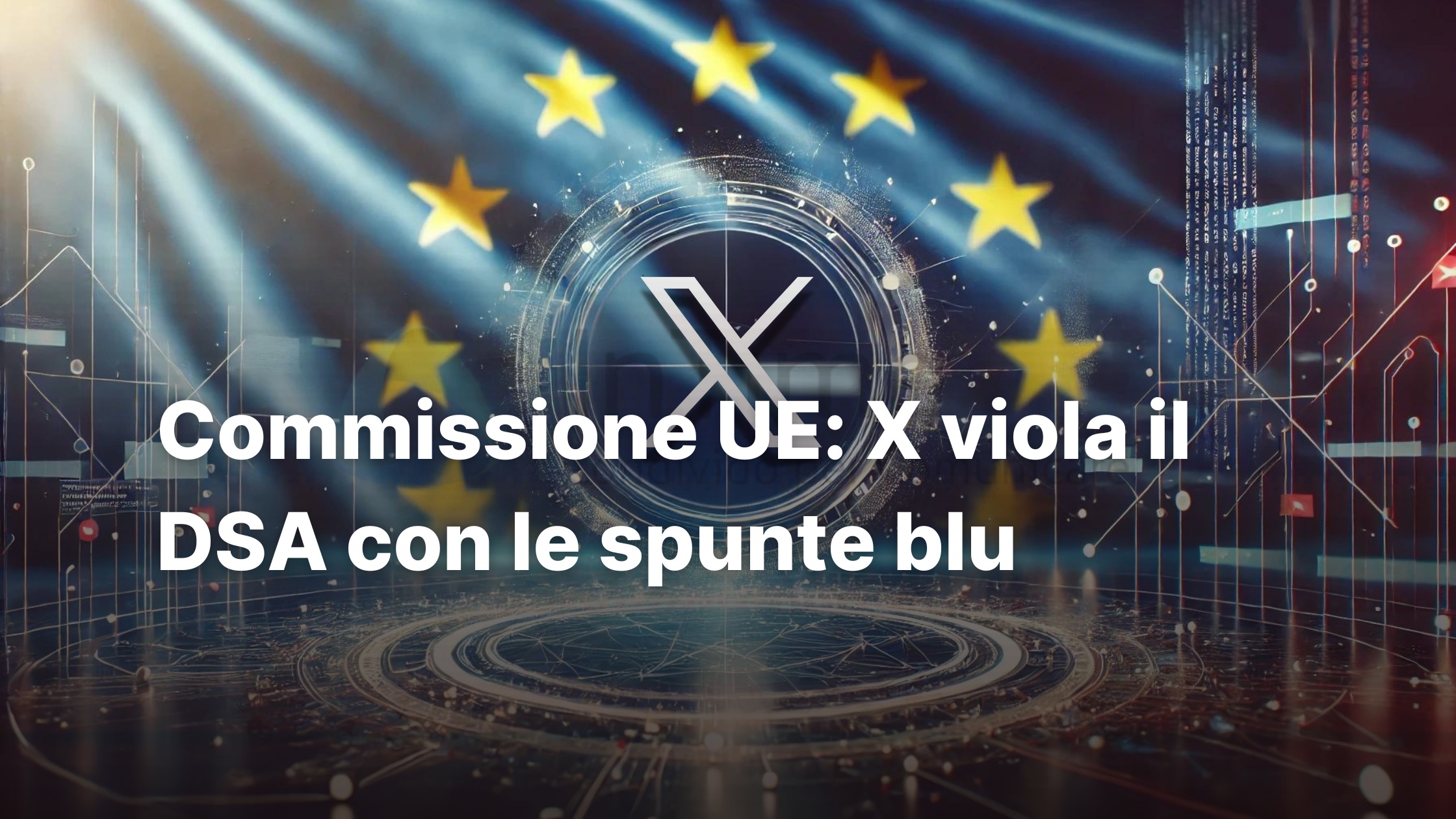 x spunta blu violazione dsa commissione ue franz russo