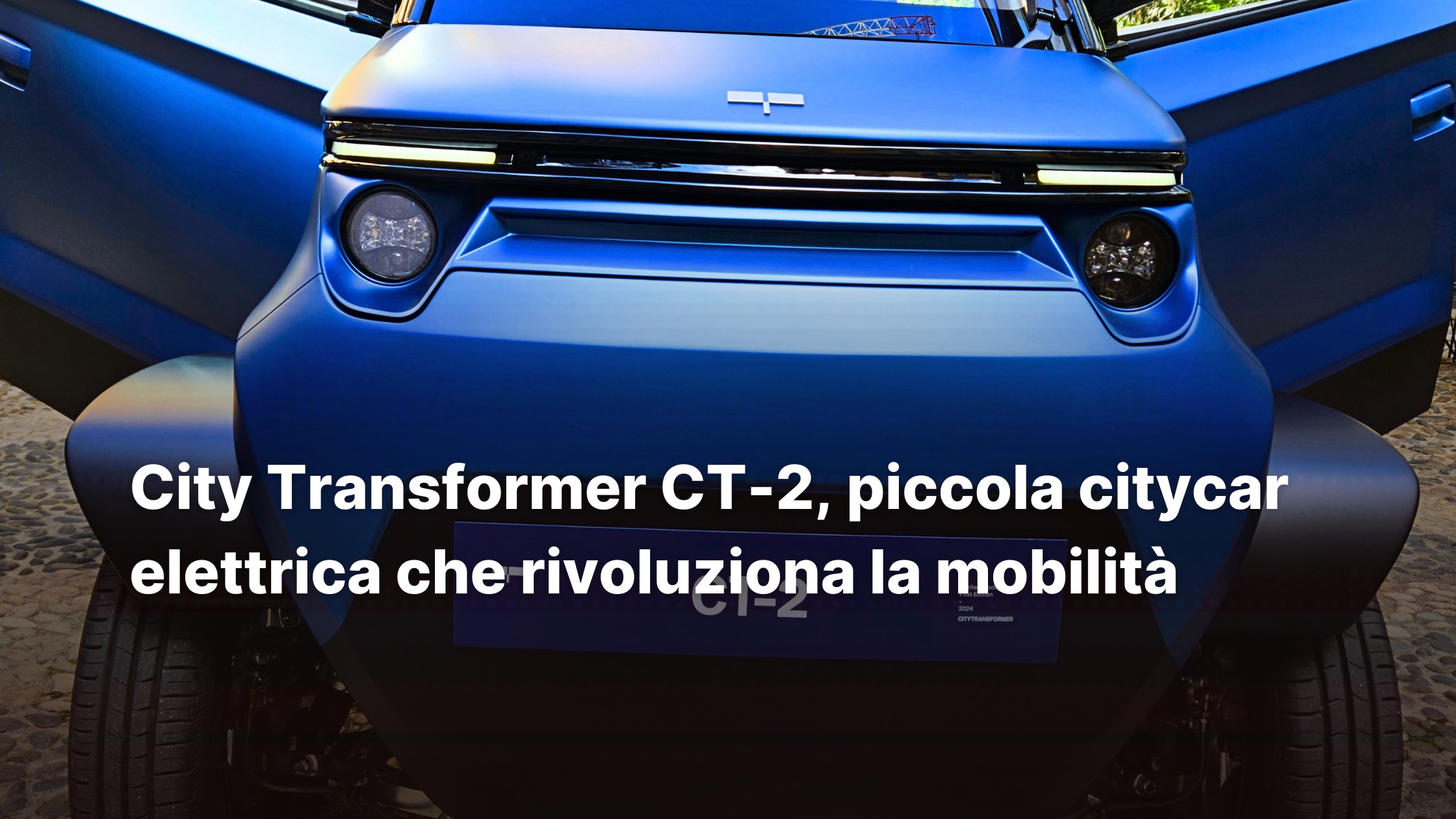 City Transformer CT-2, piccola citycar elettrica che rivoluziona la mobilità