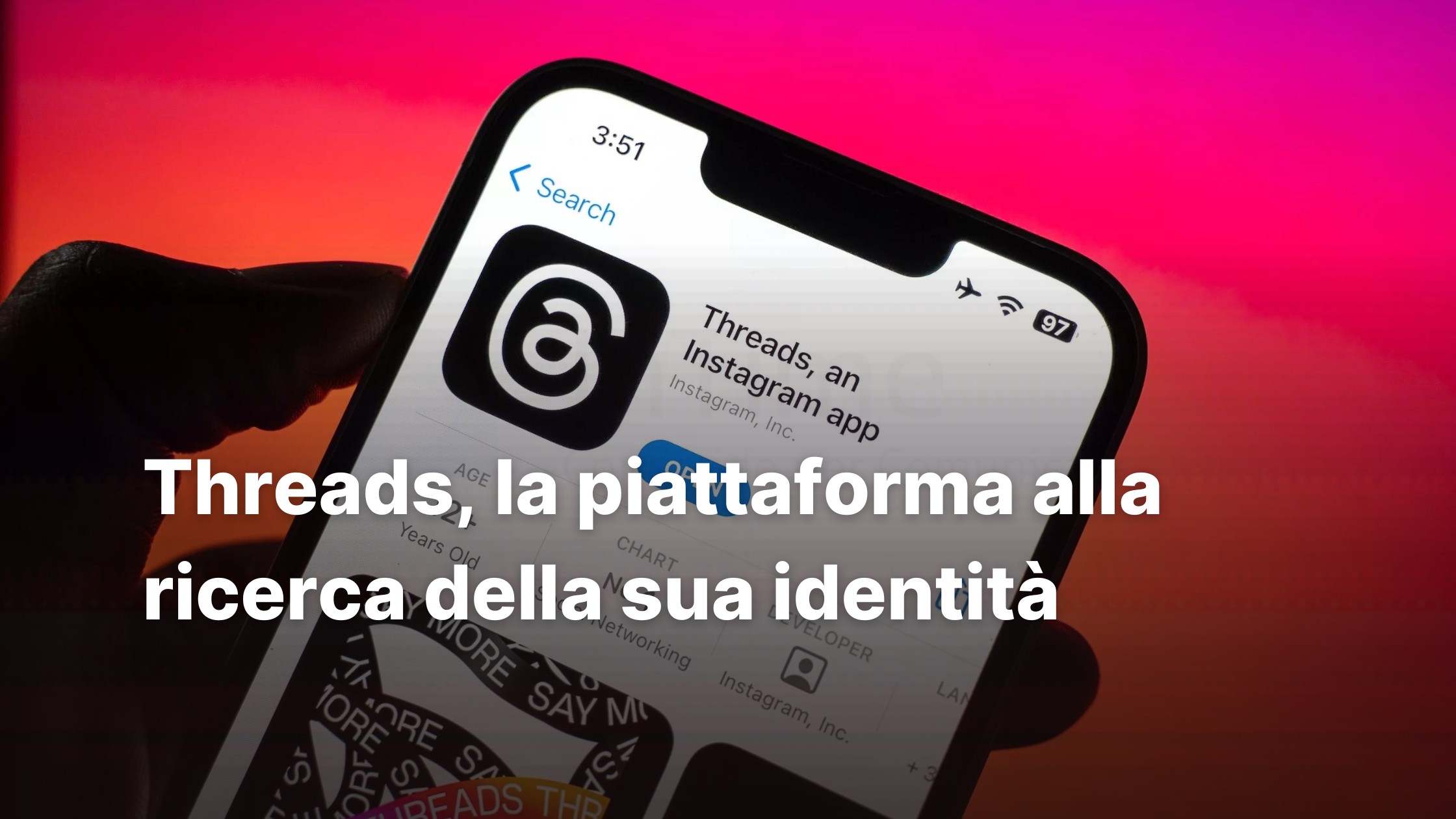 Threads, la piattaforma alla ricerca della sua identità