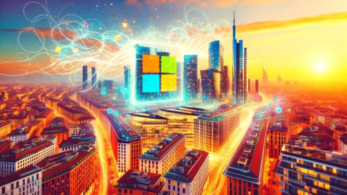 microsoft investimenti italia IA cloud franz russo 2024