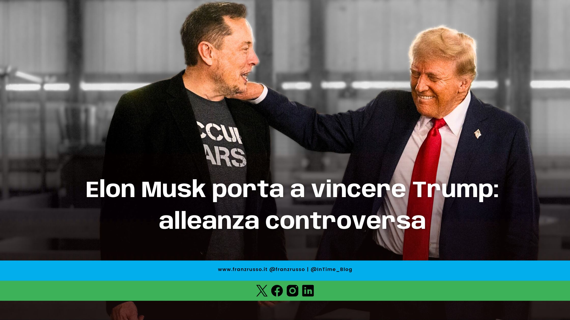 Elon Musk porta a vincere Trump, adesso attende la ricompensa 