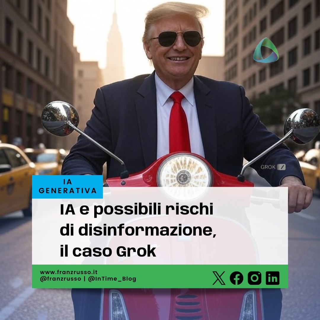 donald trump immagini grok IA disinformazione franzrusso