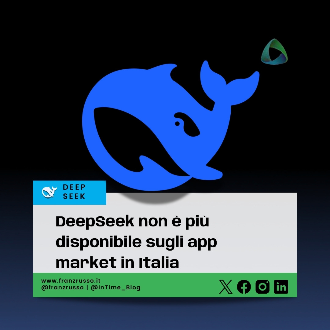 DeepSeek non è più disponibile sugli app market in Italia