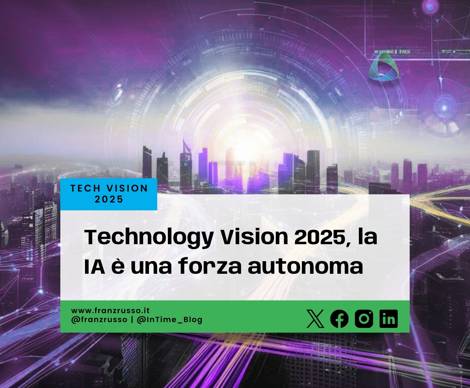 Technology Vision 2025, la IA è una forza autonoma